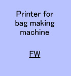 Printer for bag making machine